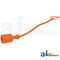 A & I Products Dust Cap, 3/8", Orange  8" x4" x4" A-C211319 - alternate 2